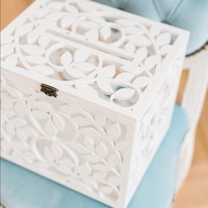 Wooden Laser Cut Card Box